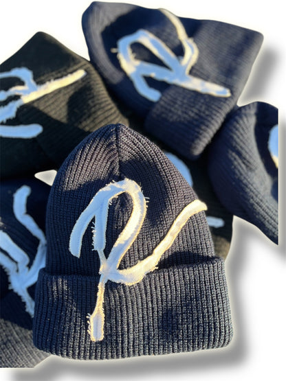 Midnight Navy Blue Beanie