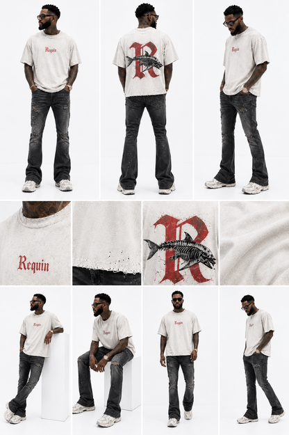 Requin Fossil Tee (Red)